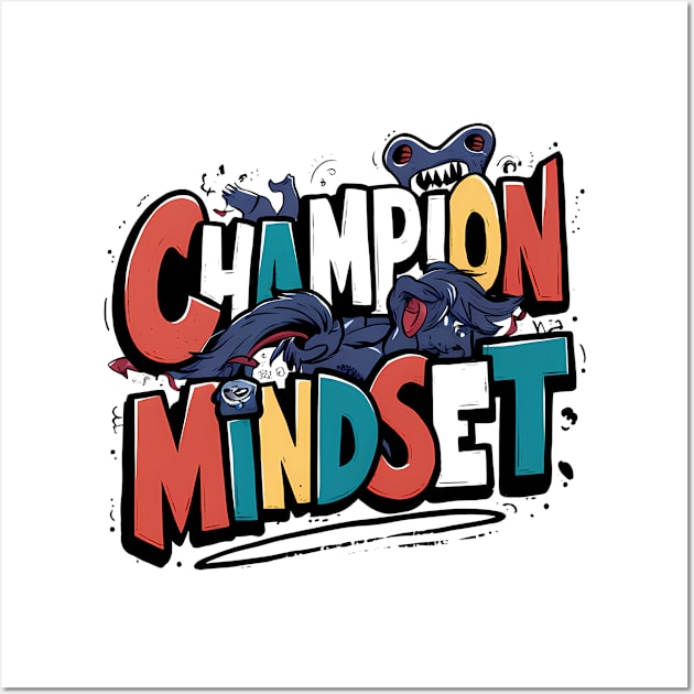 Champion Mindset Wall Art by Abdulkakl